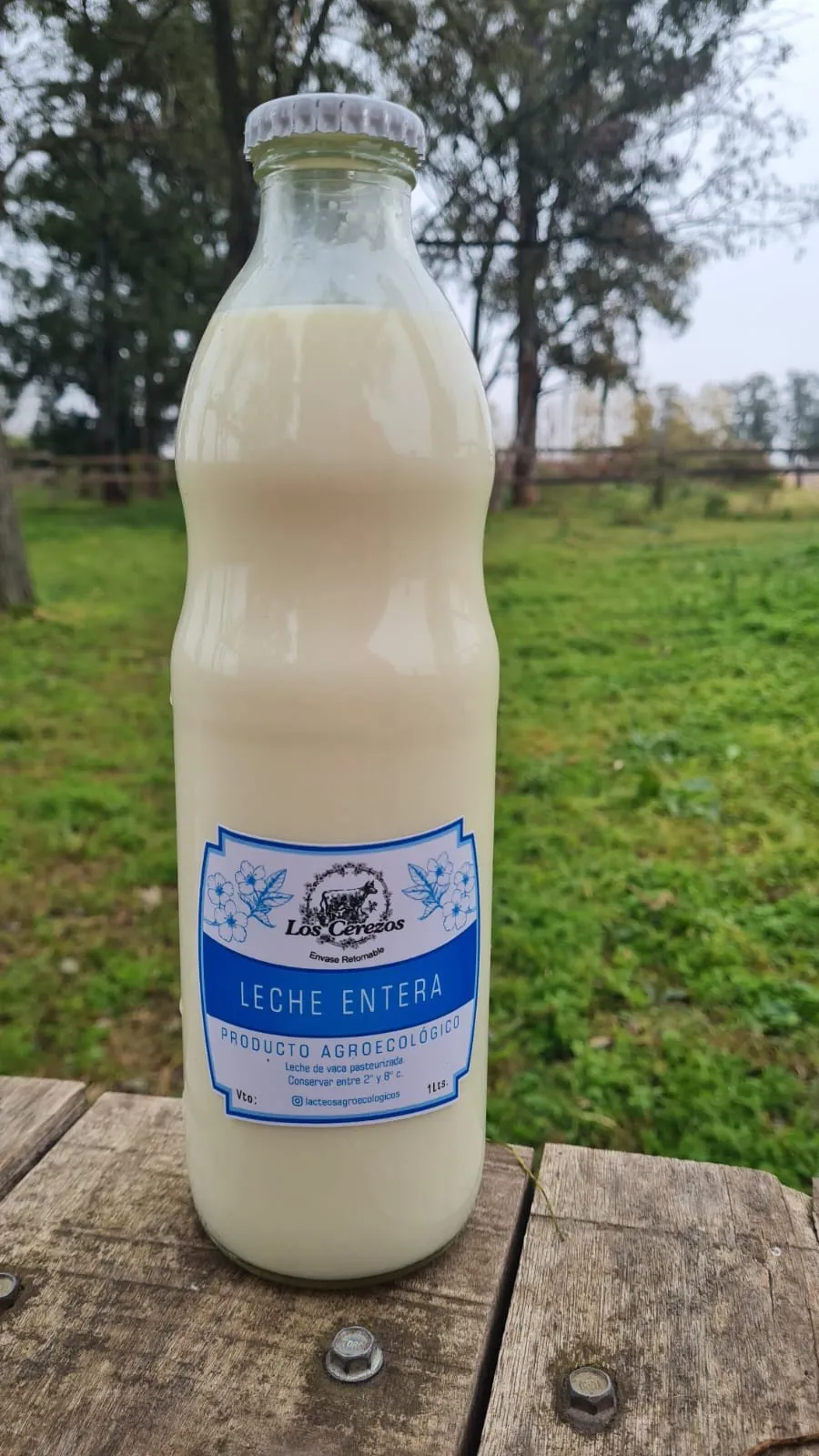 Leche agroecológica Los Cerezos 1L