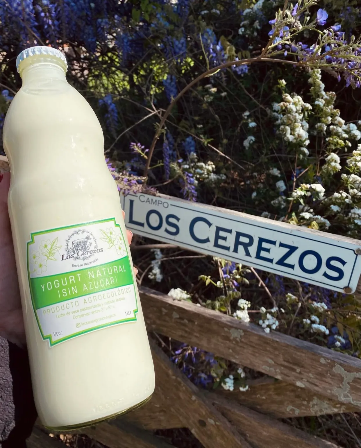 Yogurt natura sin azucar 1LT - Los Cerezos