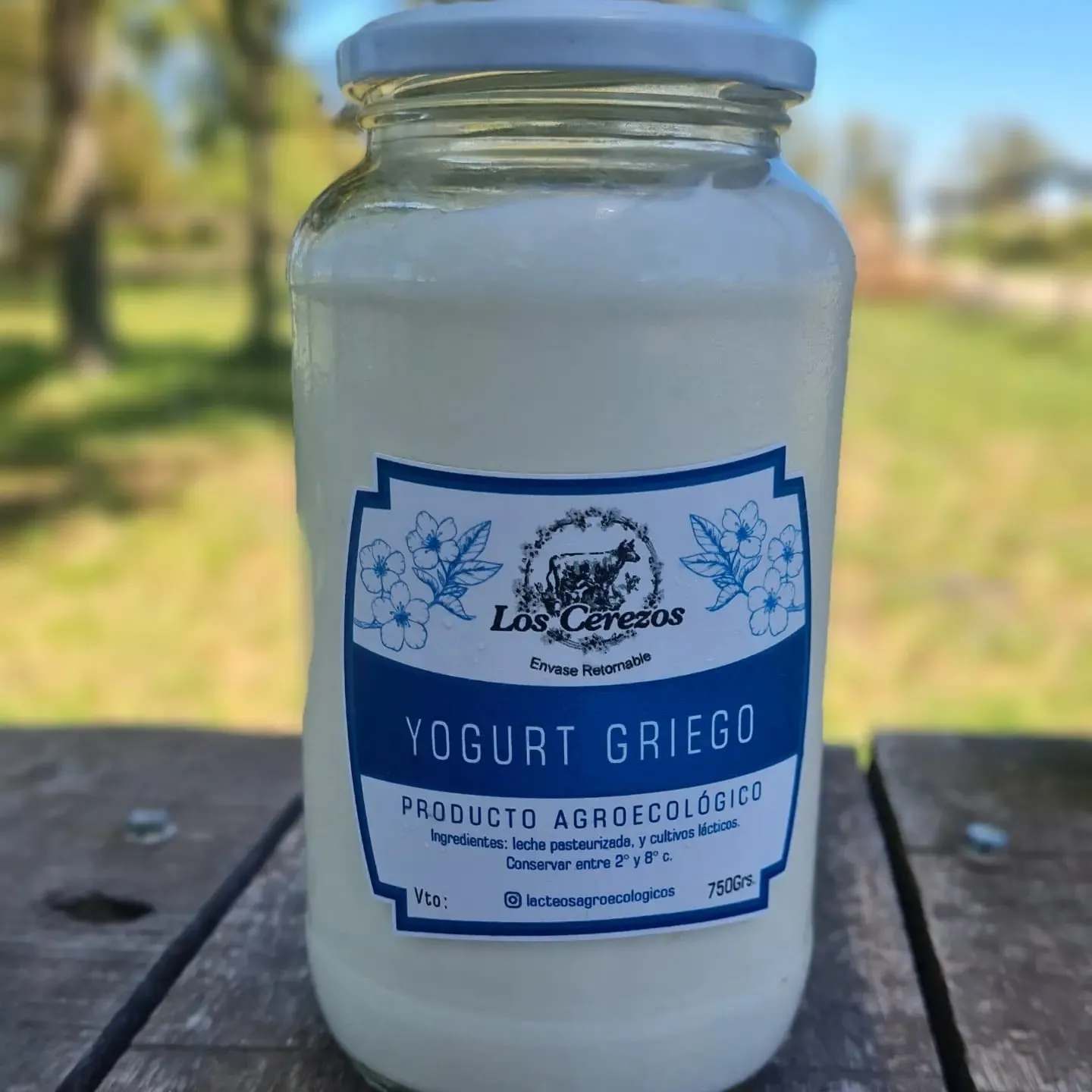 Yogurt griego 750grs - Los Cerezos