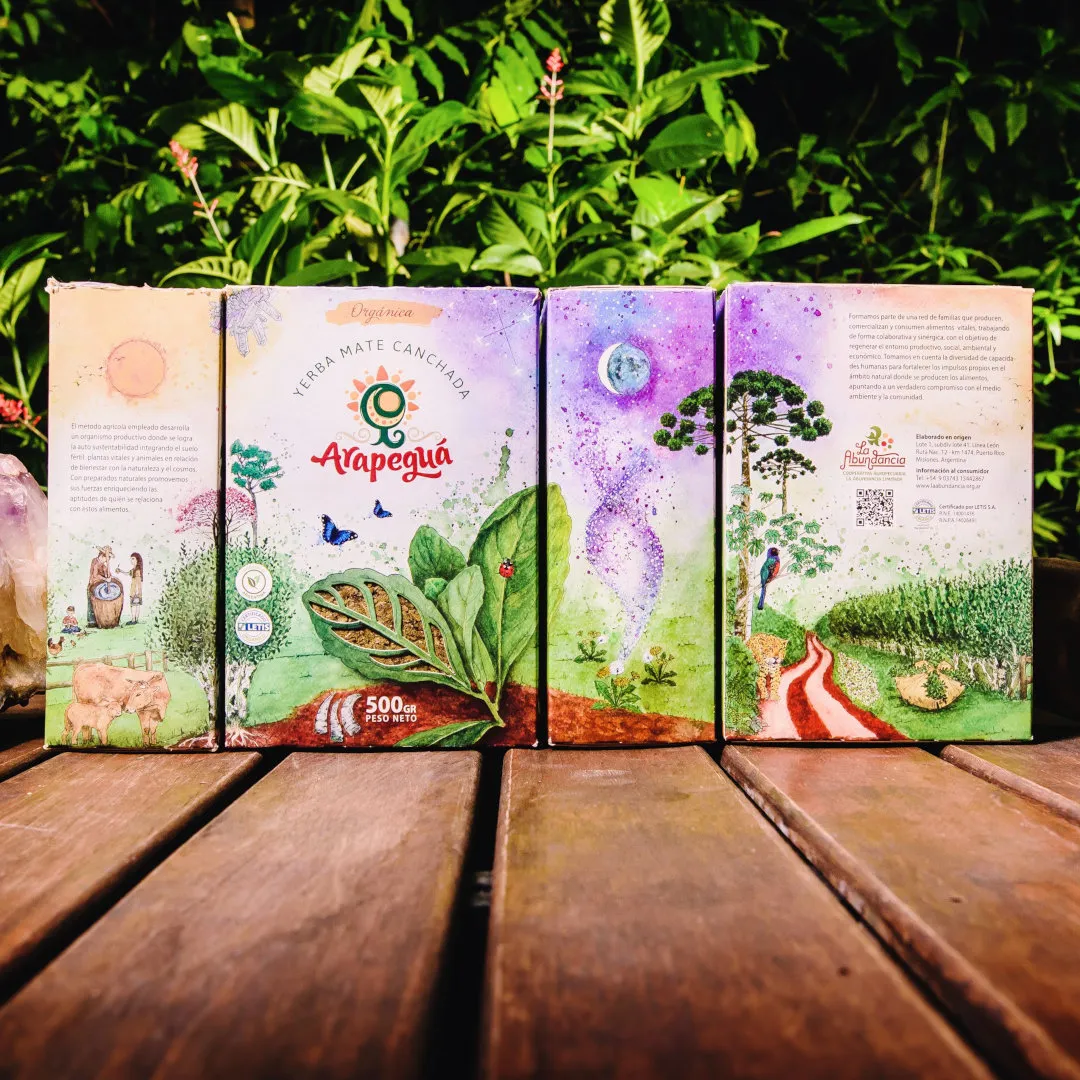 Yerba Mate Arapegua canchada (biodinamica) 1/2kg